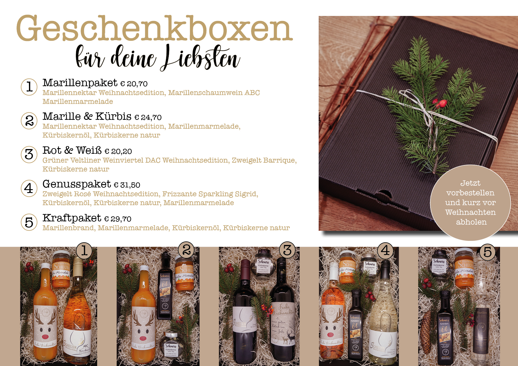 Geschenke Weihnachten Winzerhof Scheuer