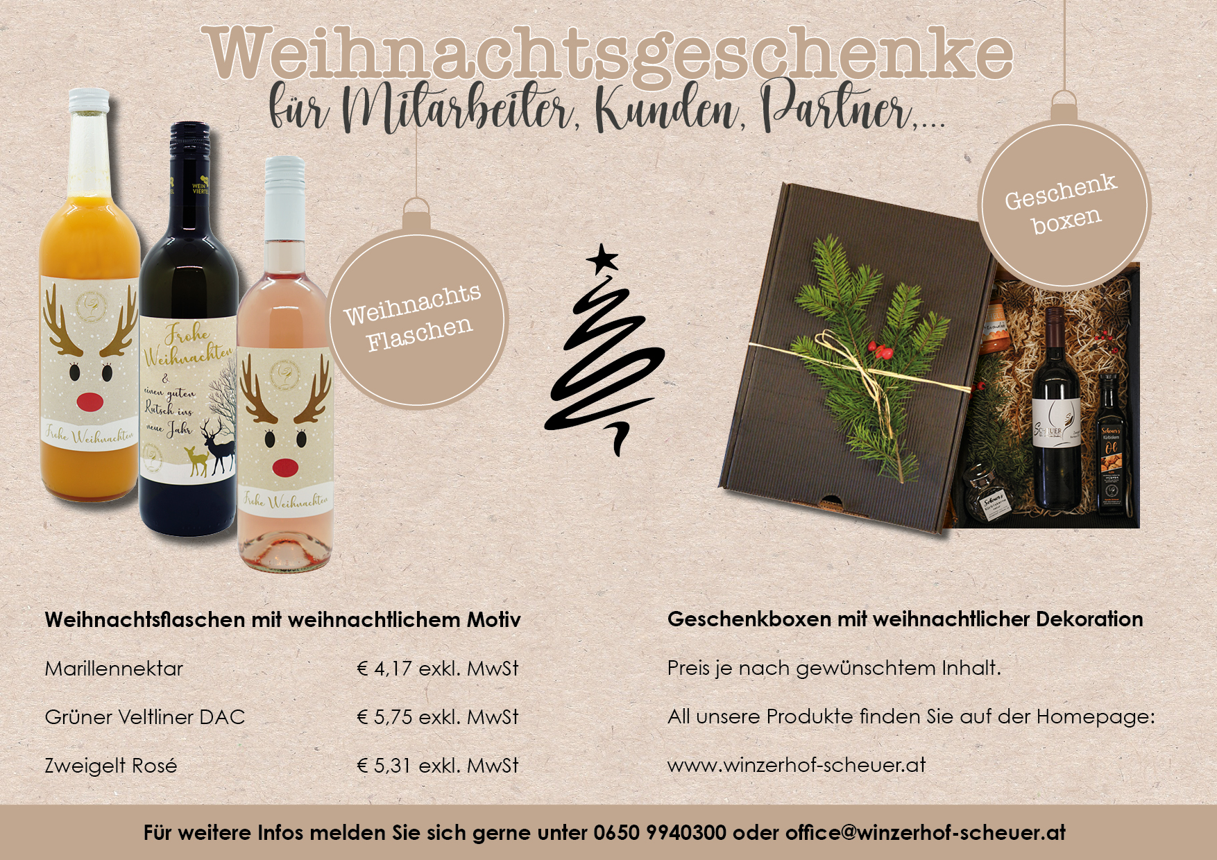 Geschenke Weihnachten Kunden Mitarbeiter Unternehmer Firma